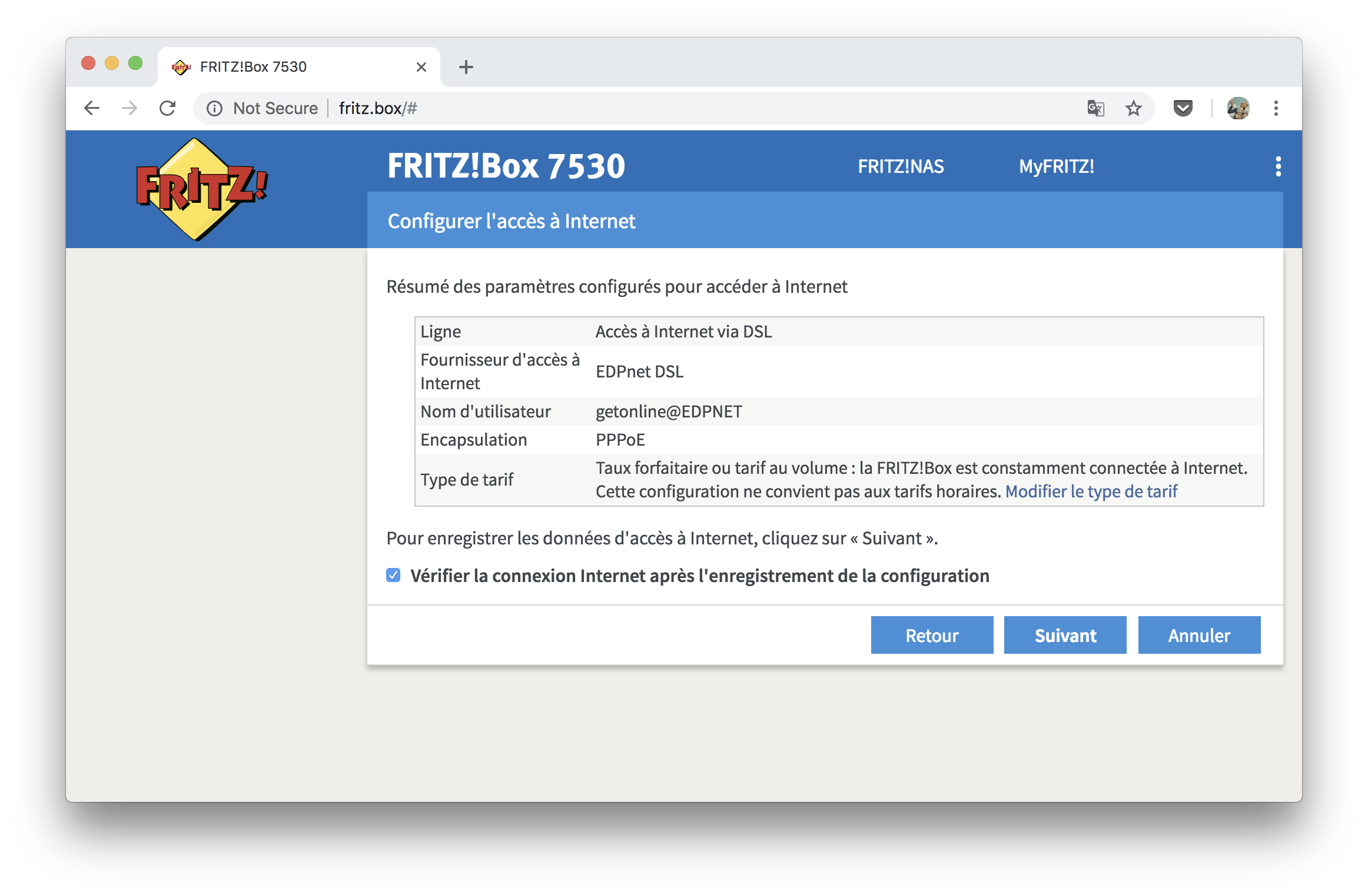 Comment installer et configurer ma FRITZ!Box 7530